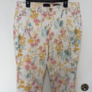 CHARTER CLUB BRISTOL CAPRI. MULTI-COLLOR FLORAL. LIKE NEW! SZ. 14